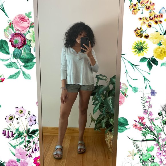 Long-Sleeve Quarter Button Up Shirt - Picture 1 of 1